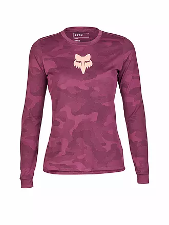 FOX | Damen Radshirt  Langarm-Jersey Ranger TruDri™ | beere