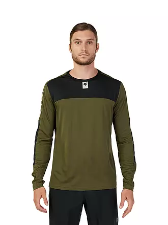 FOX | Herren MTB-Shirt Defend Fox Head LS | olive