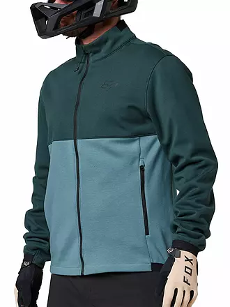 FOX | Herren Radjacke Ranger Fire Fleece Crew | petrol