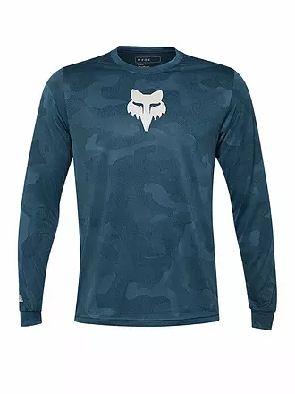 FOX | Herren Radshirt  Langarm-Jersey Ranger TruDri™ | dunkelblau