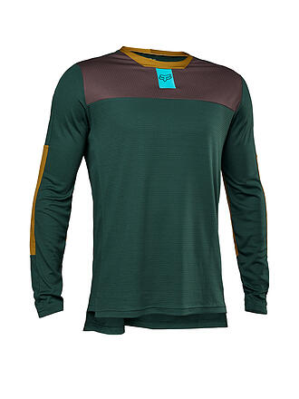 FOX | Herren Radshirt Defend Fox Head LS | petrol
