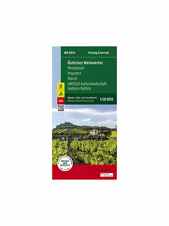 FREYTAG & BERNDT | Wanderkarte Östliches Weinviertel Maßstab 1:50.000 | keine Farbe