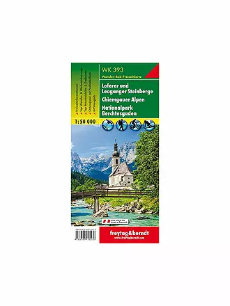 FREYTAG & BERNDT | Wanderkarte Loferer und Leoganger Steinberge, Chiemgauer Alpen, Nationalpark Berchtesgaden Maßstab 1:50.000 | keine Farbe