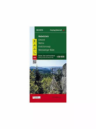 FREYTAG & BERNDT | Wanderkarte Nebelstein Maßstab 1:50.000 | keine Farbe