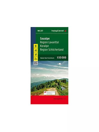 FREYTAG & BERNDT | Wanderkarte WK 237 Saualpe - Region Lavanttal - Koralpe - Region Schilcherland, 1:50.000 | keine Farbe
