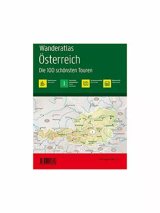 FREYTAG & BERNDT | Wanderkarte Wanderatlas Österreich, Jubiläumsausgabe 2020 | keine Farbe