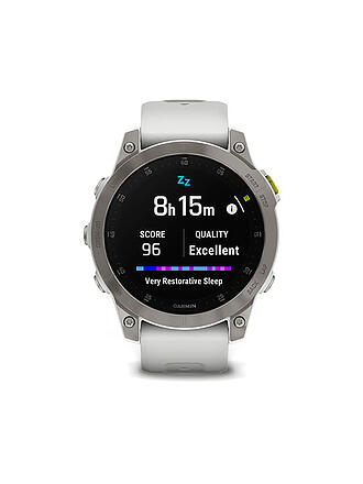GARMIN | GPS-Multisport-Smartwatch Epix 2 Sapphire | schwarz