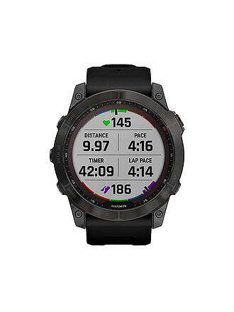 GARMIN | GPS-Sportuhr Fenix 7X Sapphire Solar | grau