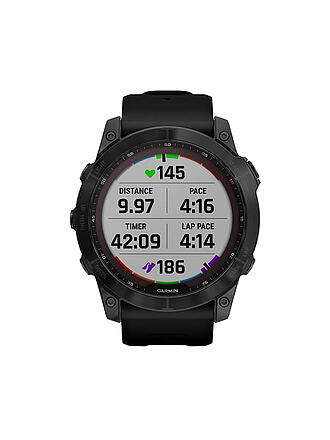 GARMIN | GPS-Sportuhr Fenix 7X Sapphire Solar | grau