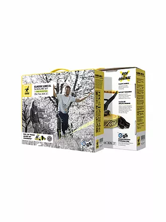GIBBON SLACKLINES | Slackline Classic Line Treewear Set | gelb