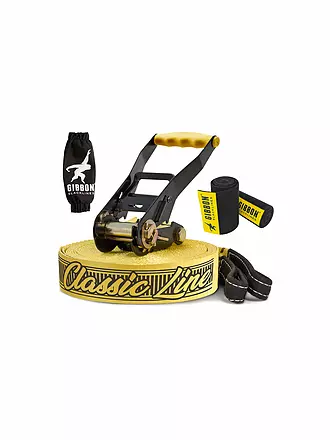 GIBBON SLACKLINES | Slackline Classic Line XL Treewear Set | gelb