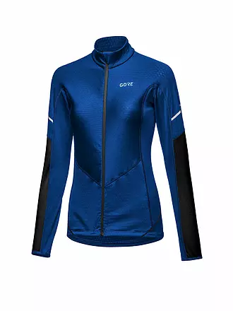 GORE | Damen Laufshirt Thermo Zip | dunkelblau
