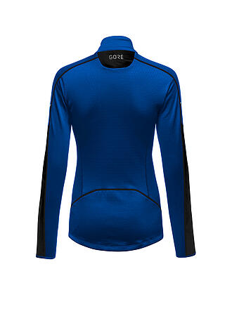 GORE | Damen Laufshirt Thermo Zip | dunkelblau