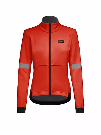 GORE | Damen Rad Winterjacke Tempest GORE-TEX INFINIUM™ | orange