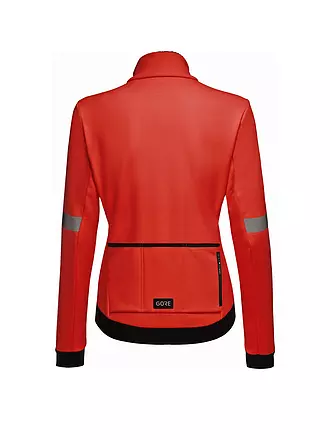 GORE | Damen Rad Winterjacke Tempest GORE-TEX INFINIUM™ | orange