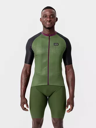 GORE | Herren Radtrikot Grid Fade 2.0 | dunkelgrün