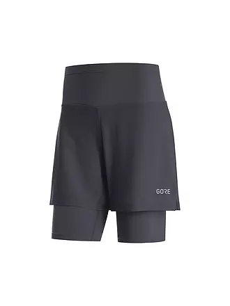 GOREWEAR | Damen Laufshort 2in1 R5 | schwarz