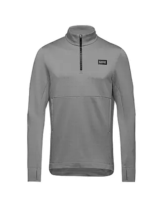 GOREWEAR | Herren Laufshirt Everyday Thermo 1/4-Zip | grau