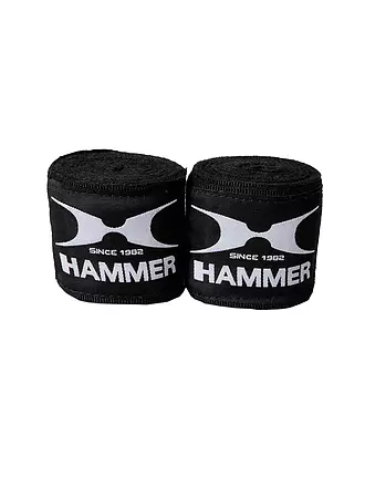 HAMMER | Boxbandage Elastisch 3,5m | schwarz
