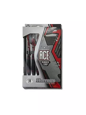 HARROWS | Softdart-Pfeile Ace Rubber Grip | rot