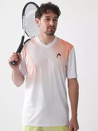 HEAD | Herren Tennisshirt Topspin | weiss