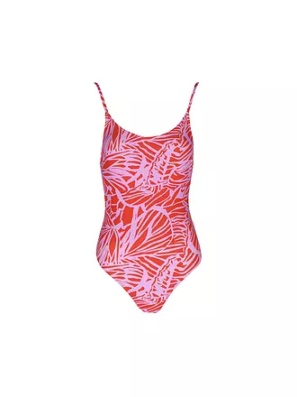 HOT STUFF |  Damen Badeanzug Basic | rot