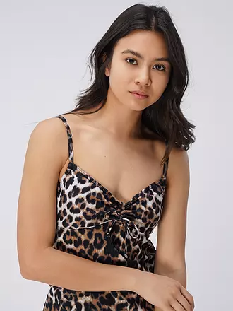 HOT STUFF |  Damen Tankinioberteil Print | camel