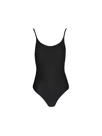 HOT STUFF | Damen Badeanzug Basic | schwarz
