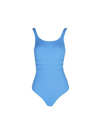 HOT STUFF | Damen Badeanzug Solids Blue | schwarz