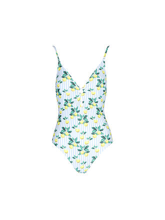 HOT STUFF | Damen Badeanzug V-Neck Capri | bunt