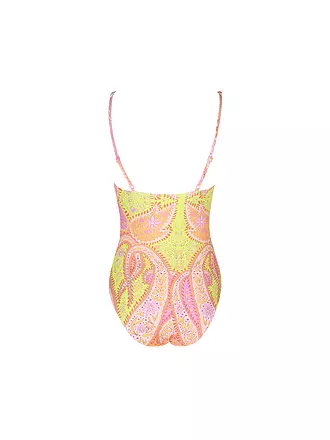 HOT STUFF | Damen Badeanzug mit Spange | grün