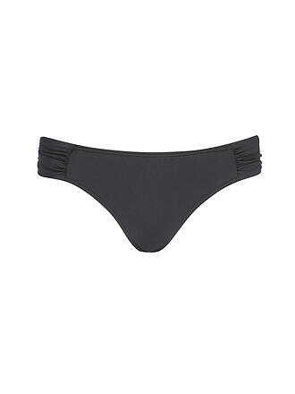 HOT STUFF | Damen Bikinihose Raffung | schwarz
