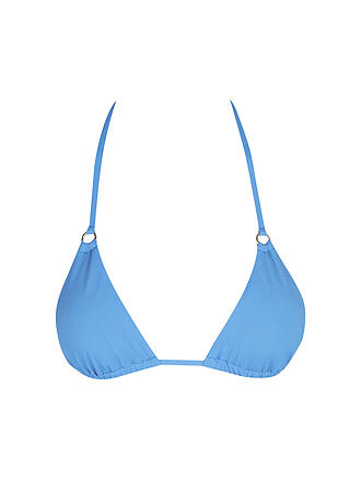 HOT STUFF | Damen Bikinioberteil Triangel Solid | blau