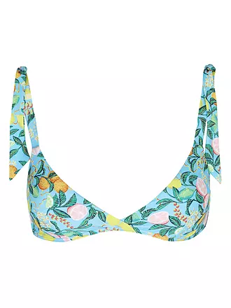 HOT STUFF | Damen Bikinioberteil mit Maschen Print | 