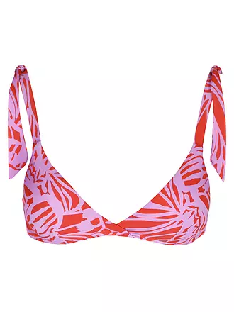 HOT STUFF | Damen Bikinioberteil mit Maschen Print | 