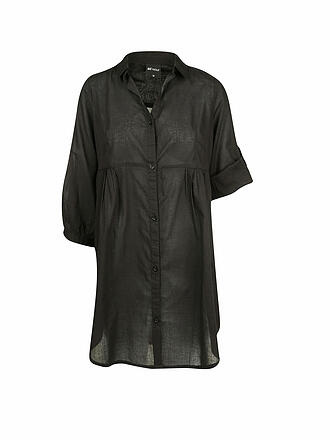 HOT STUFF | Damen Hemdblusenkleid | blau