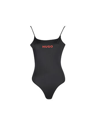 HUGO | Damen Badeanzug Pure | schwarz