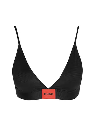 HUGO | Damen Bikinioberteil Red Label | schwarz