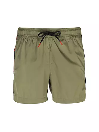 HUGO | Herren Badeshort Fab | olive