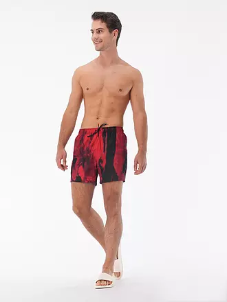 HUGO | Herren Badeshort Myst | rot