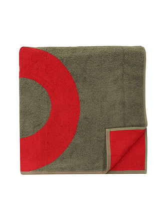 HUGO | Strandtuch Logo | olive