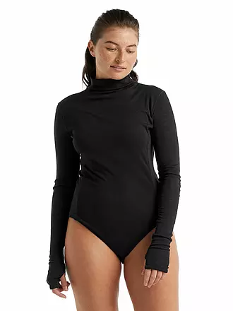 ICEBREAKER | Damen Bodysuit Merino Queens | schwarz