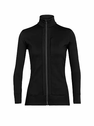 ICEBREAKER | Damen Fleecejacke Quantum III | schwarz