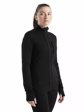 ICEBREAKER | Damen Fleecejacke Quantum III | schwarz