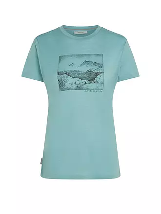 ICEBREAKER | Damen Funktionsshirt Lake View 150 Tech-Lite | mint
