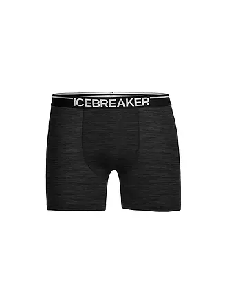 ICEBREAKER | Herren Boxershort Merino Anatomica | schwarz