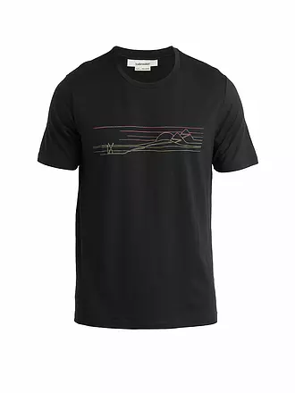 ICEBREAKER | Herren Funktionsshirt Merino Tech Lite II  Ski | schwarz