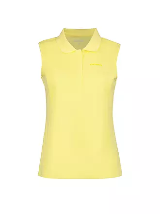 ICEPEAK | Damen Funktionspolo Tank Bazine | gelb