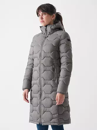 ICEPEAK | Damen Iso Wintermantel Hoodie | olive