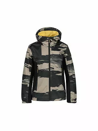 ICEPEAK | Mädchen Softshelljacke Kindswood Hoodie | schwarz